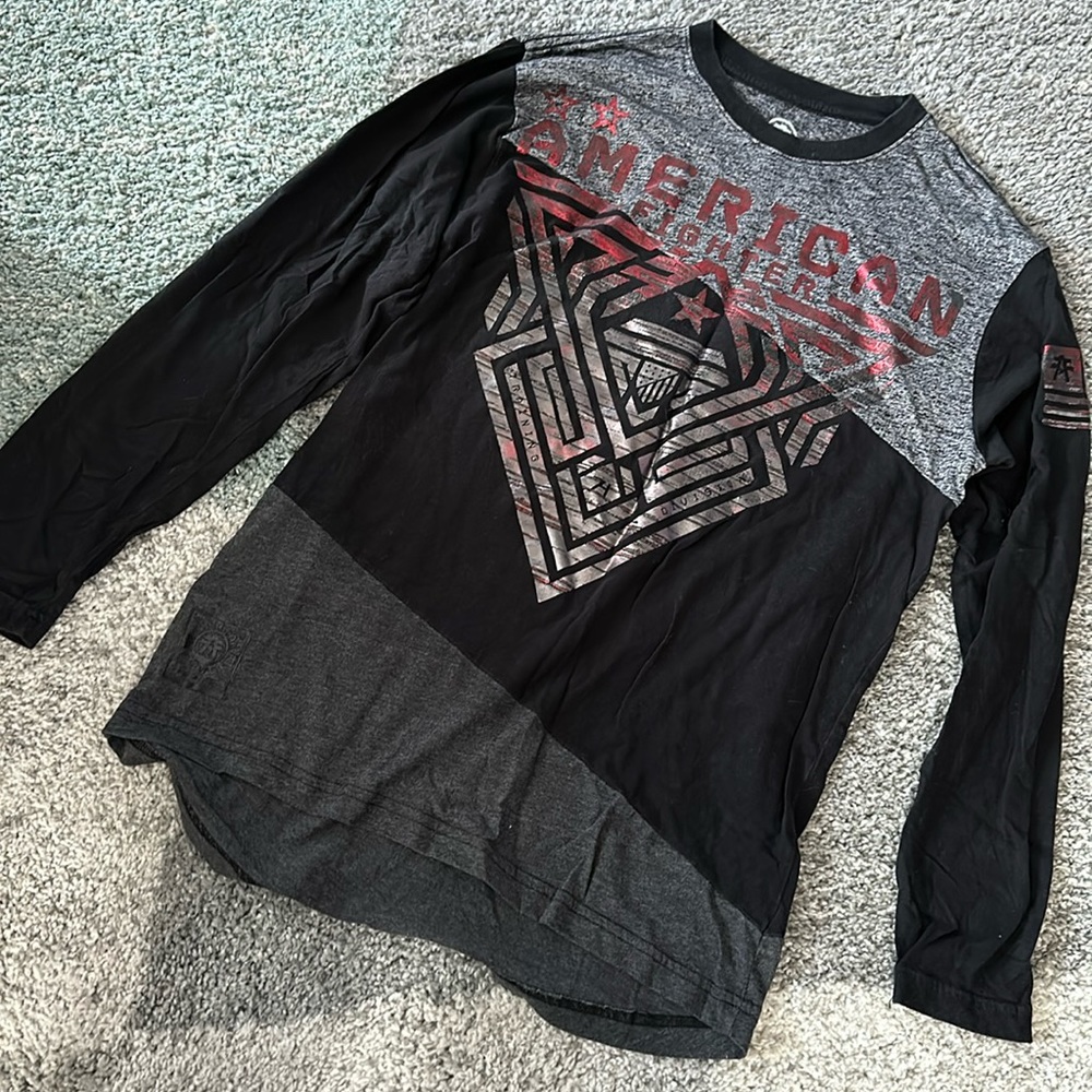 Men’s American Fighter Long Sleeve Shirt